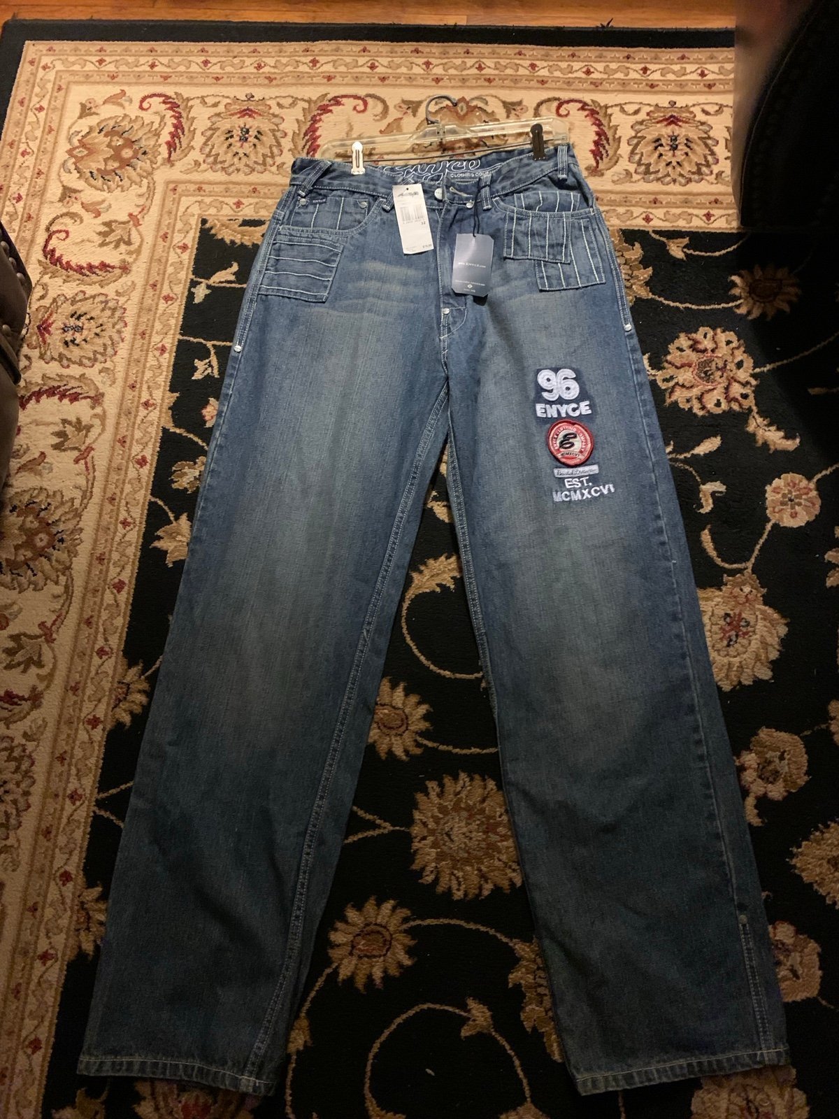 Enyce Jeans Mens 32X32 Blue Cotton Denim Y2K Skate Grun