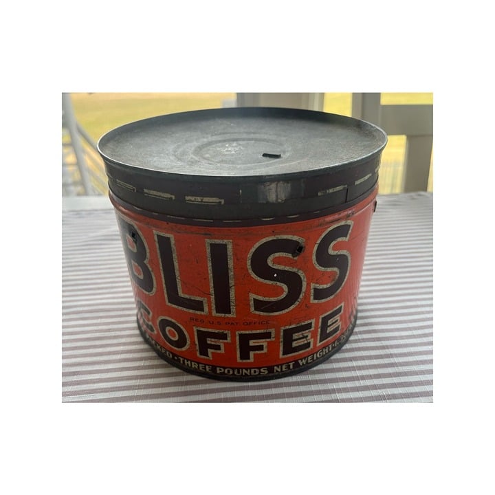 Vintage Bliss Coffee 1lb tin 7nHu84chE