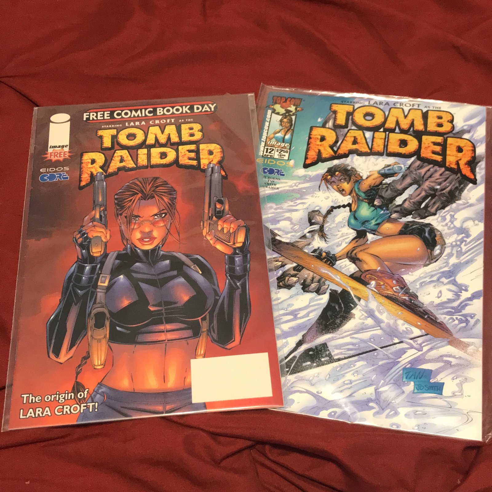 Tomb Raider comic set of 2 FUCOVxKjx