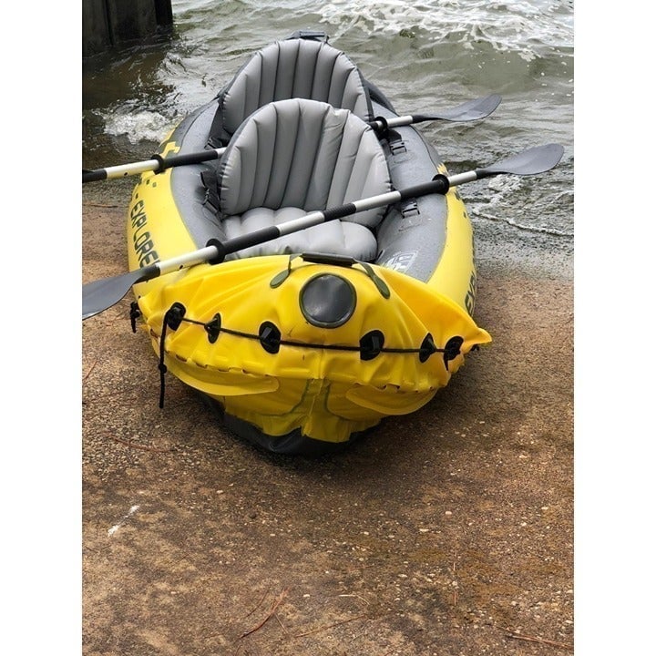 Explorer K2 Kayak 2-Person Inflatable Kayak Set with Aluminum Oars Manual 9IirgTi0B