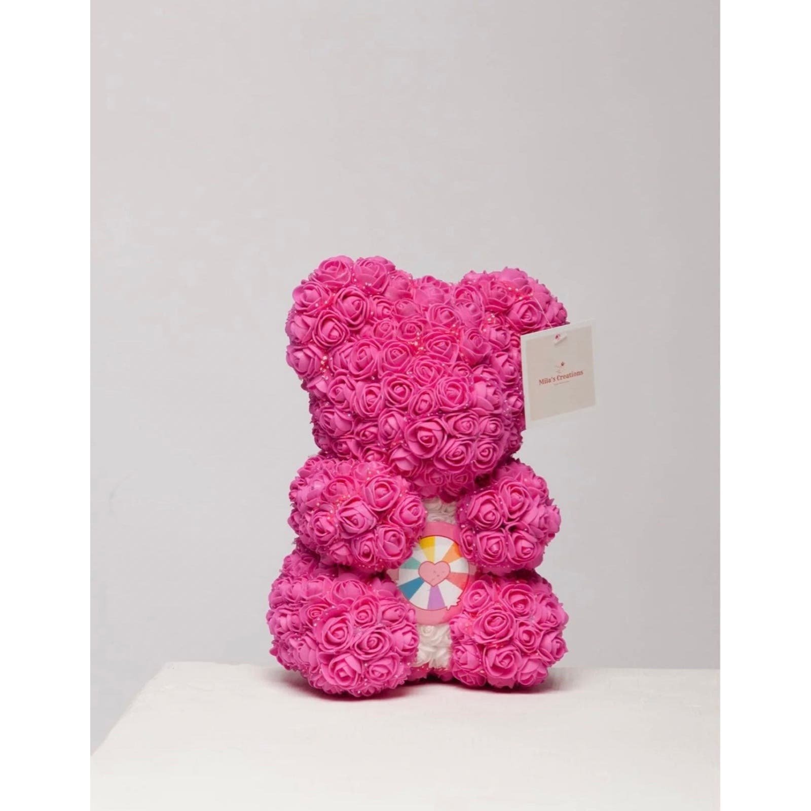 Handmade Adorable Magenta “Name A Bear” or Care Bear 59