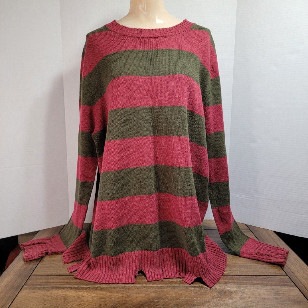 A Nightmare On Elm Street Freddy´s LS Sweater Gree