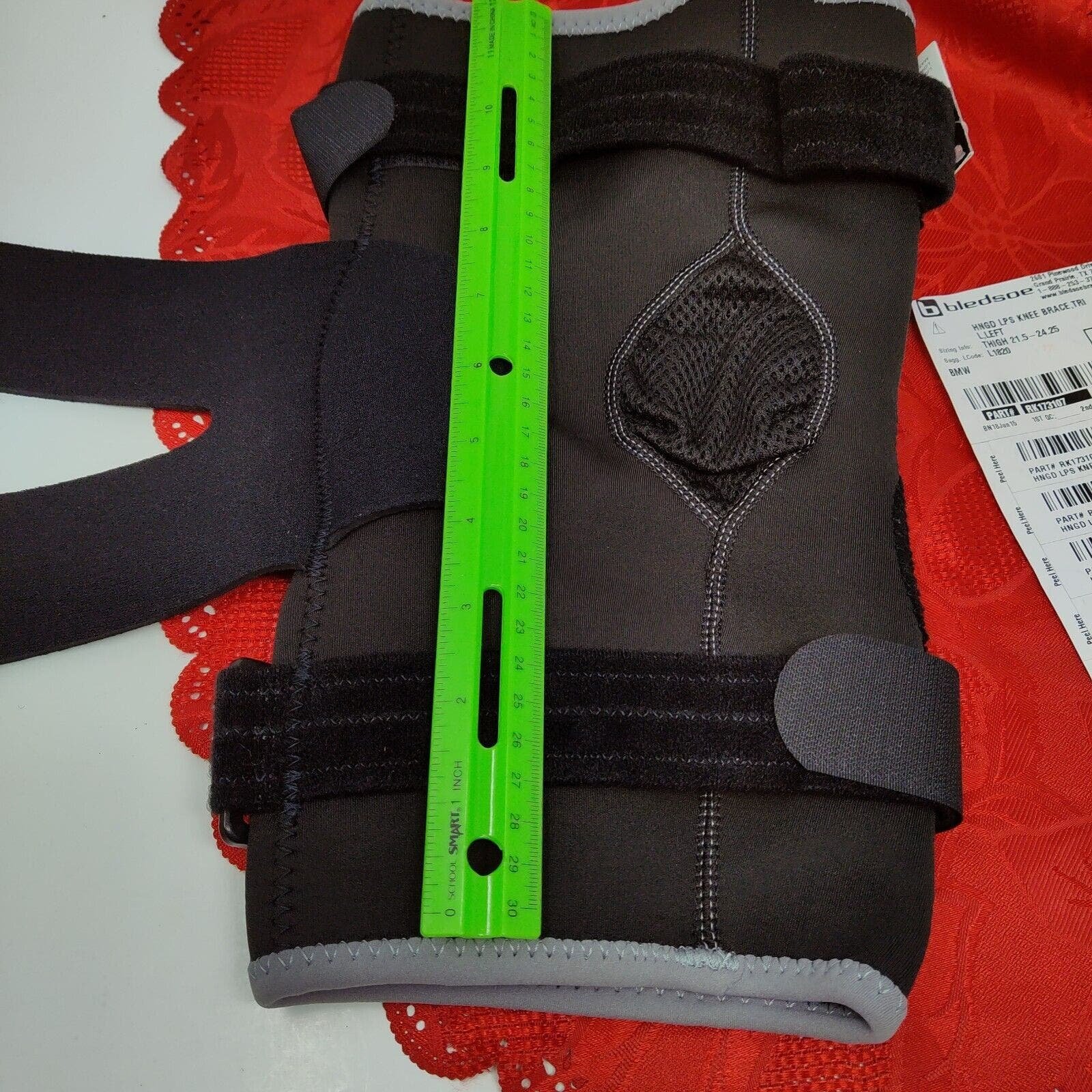 RK171307 Hinged Knee Brace Injury Sprain Front Closure Tritech Breg Bledsoe (L) DPoYFU2Ys
