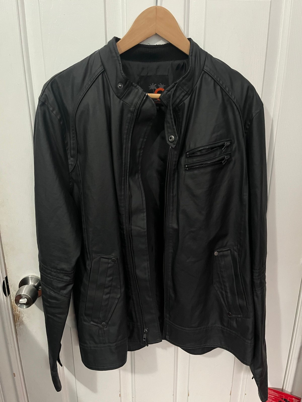 GUESS leather jacket GiyaEiyLk