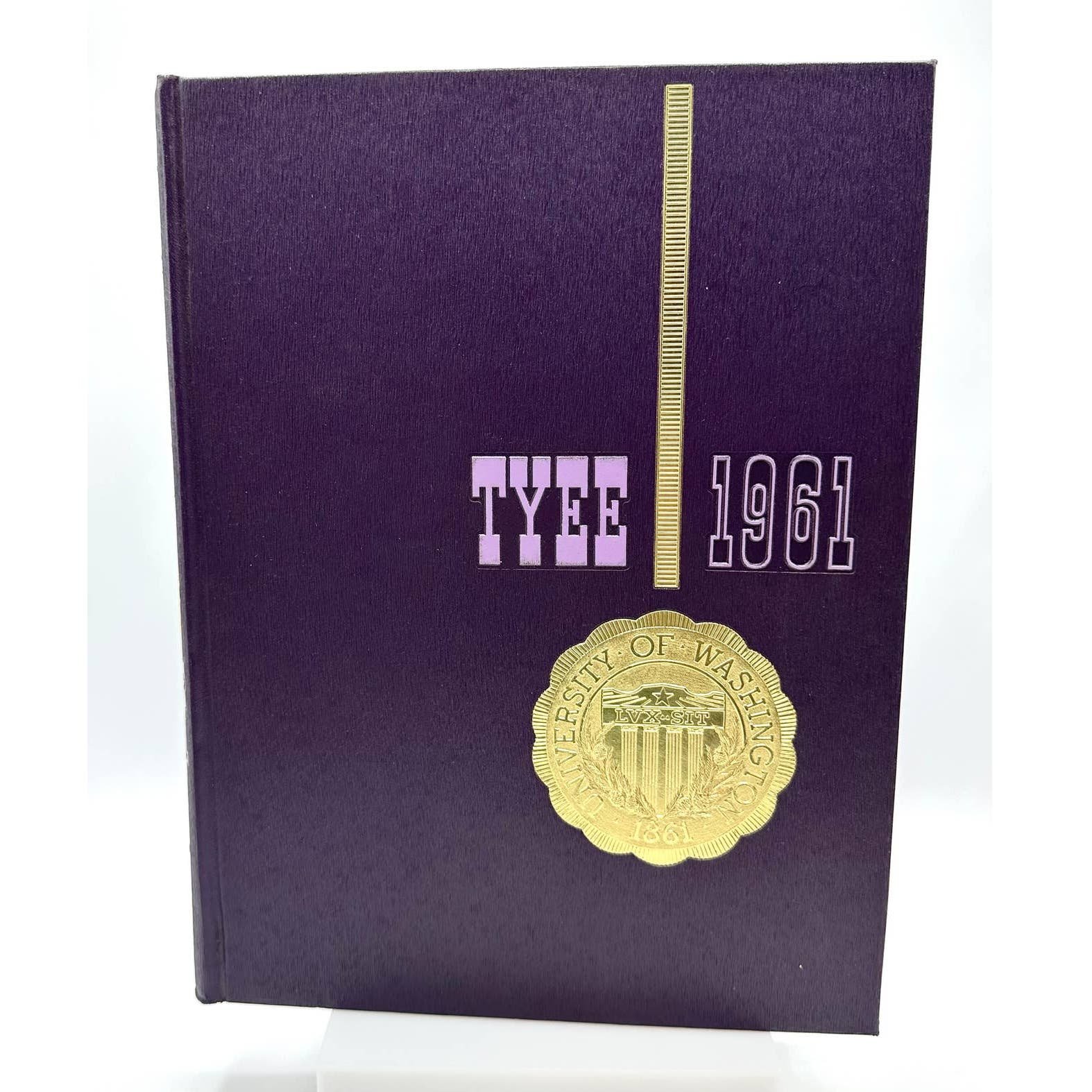 University of Washington 1961 Hardcover TYEE Yearbook Volume 62 6UZTWHuHo