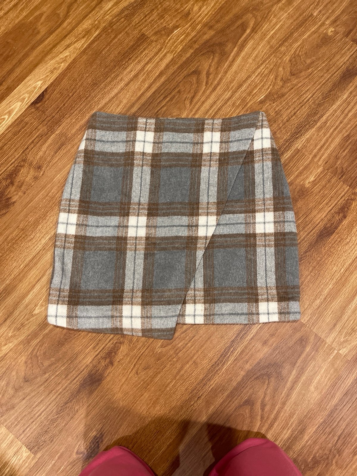 Plaid Wool Skirt 8pDnRde5A
