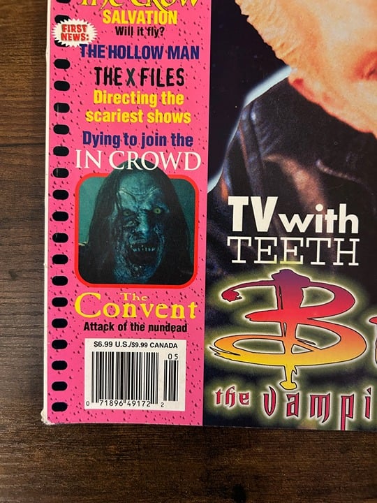 Fangoria #192 Horror Magazine 6.0 FN Buffy The Vampire Slayer Crow Hollow Man 3GXsCWHzj