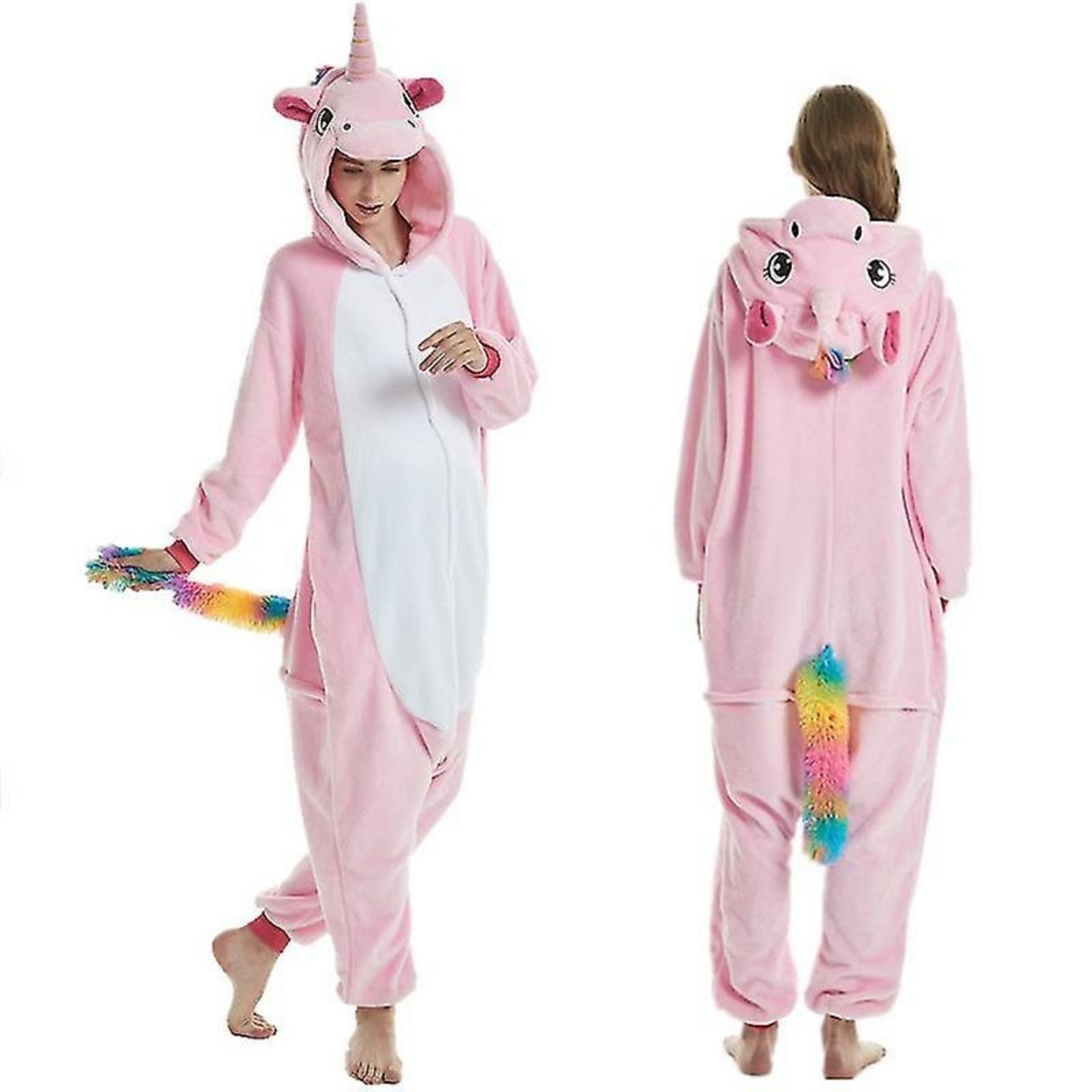 Pink Unicorn Costume Halloween Outfit Pajamas SMALL and LARGE Cqj68nsc8