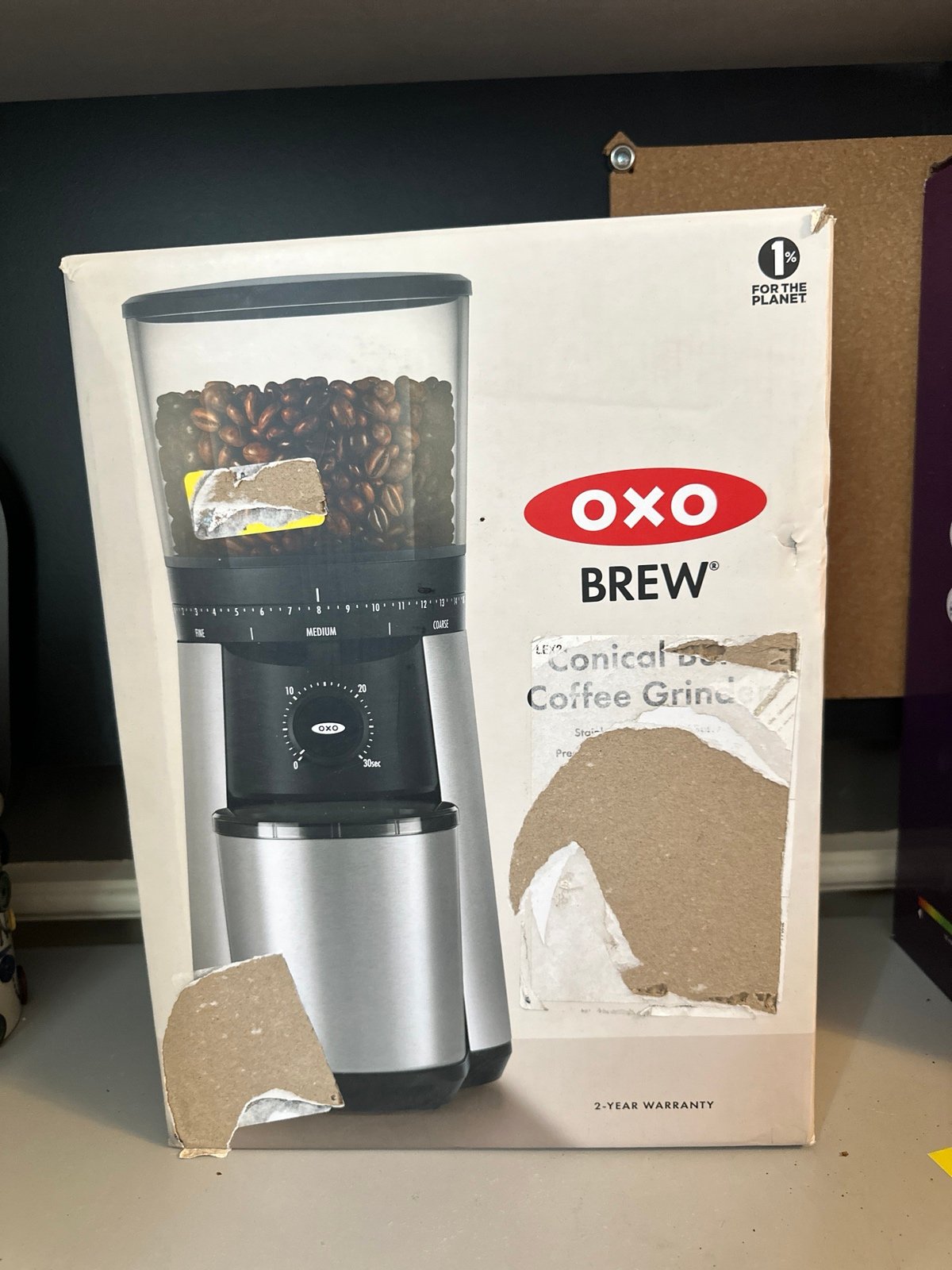 OXO® Conical Burr Coffee Grinder in Stainless Steel ADumdNtMd