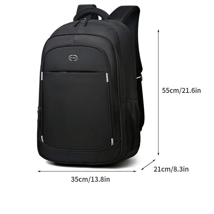 Big Waterproof  school  bag or travel bag with insulated lunch bag G65MEjpdD