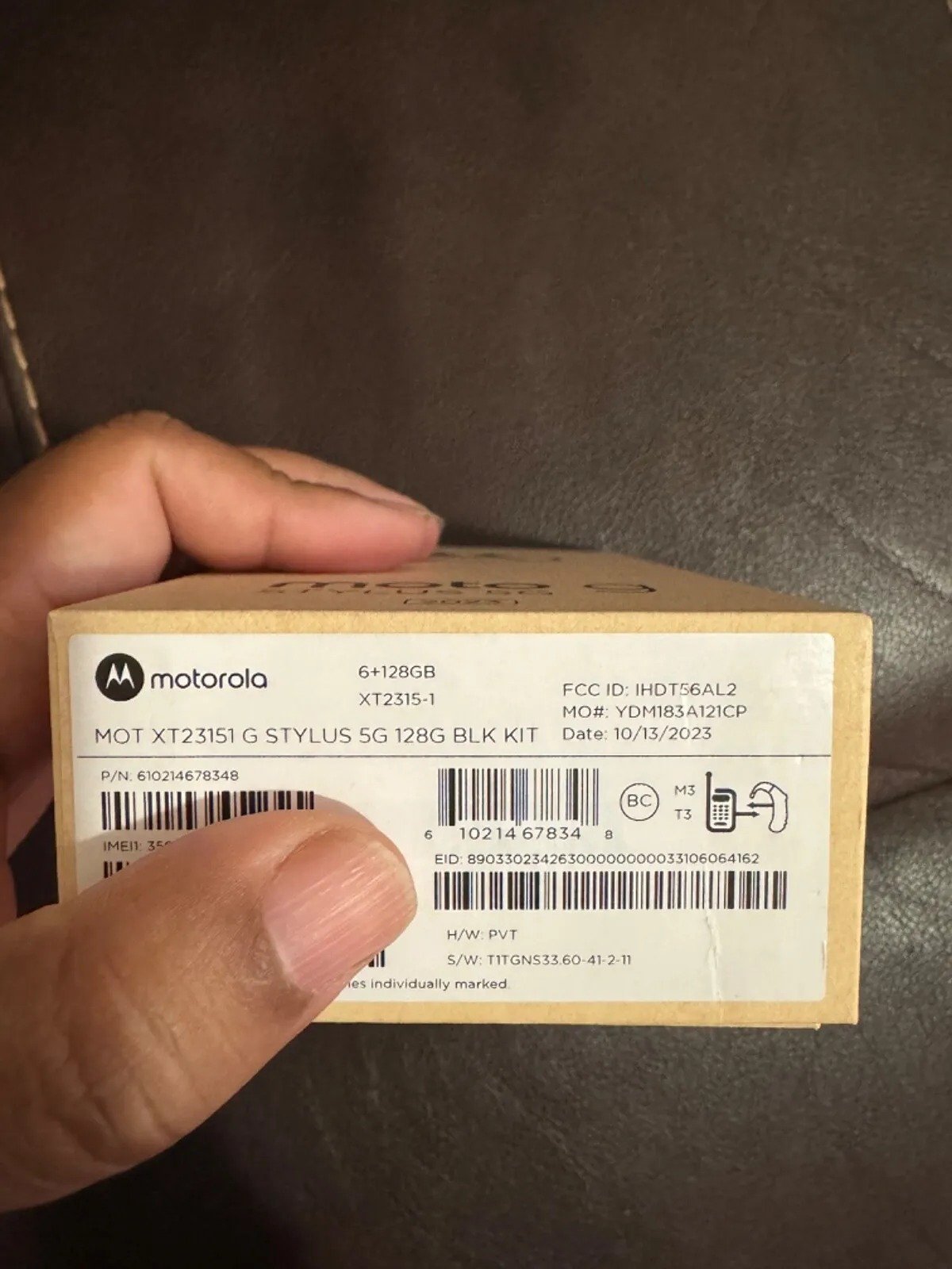 Motorola Moto G Stylus 5G 2023 - 128GB - 6GB RAM (New Unlocked) + case DJwrG5Nx1