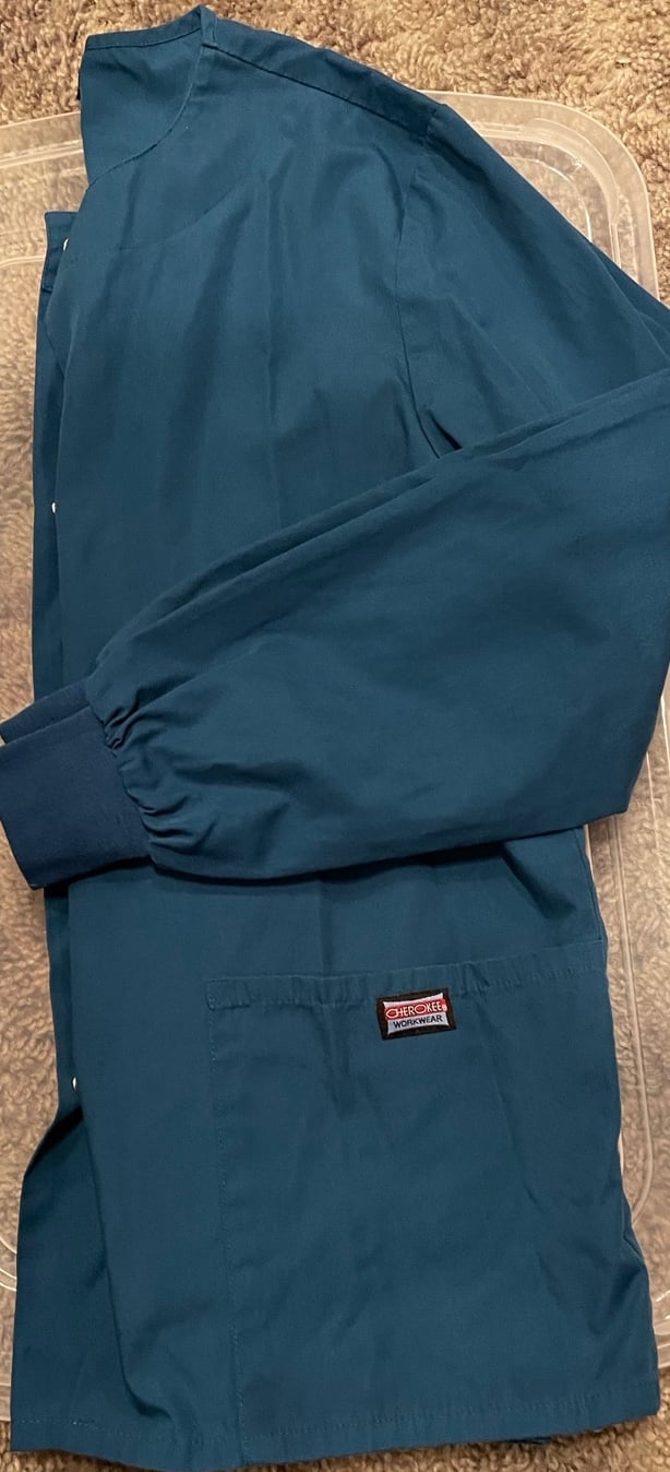 Women’s Cherokee scrub jacket size Small BRUe9OhtN