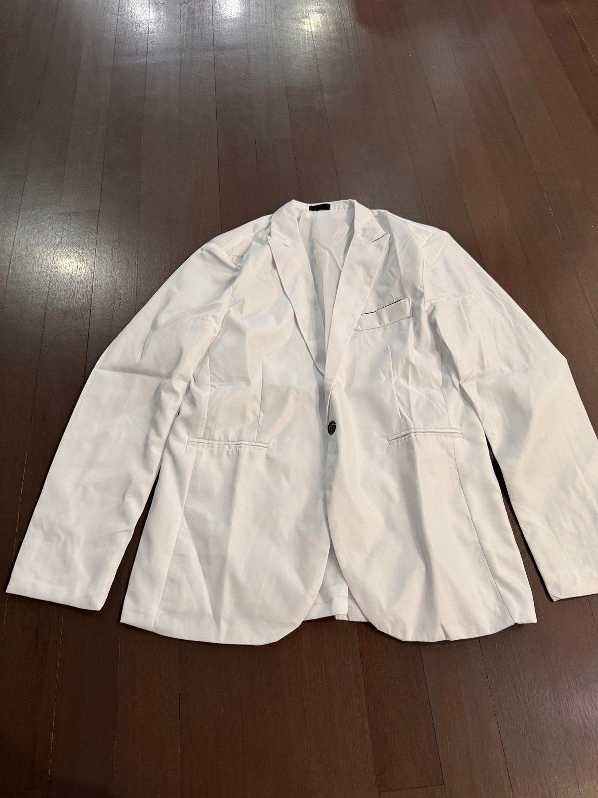 men´s 2 piece lightweight Suit. Size M, pant´s size 30 （White) cq7teM0QZ