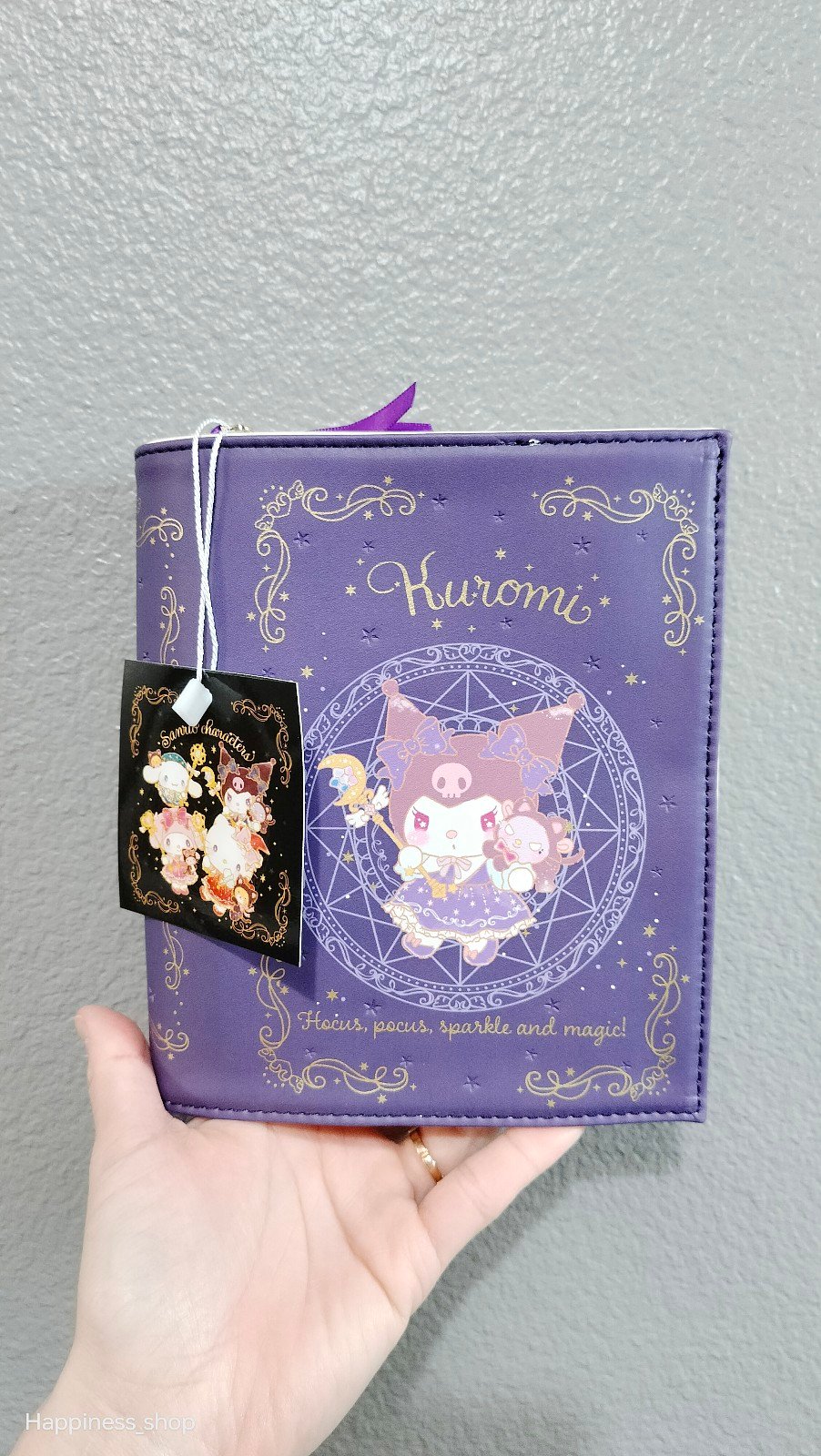 Sanrio Kuromi Magician, Magic book style Cosmetic bag, 