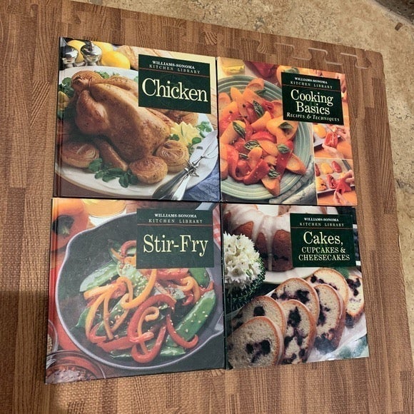 4 William -Sonoma Kitchen Library Cookbooks 1UBqZmd0H