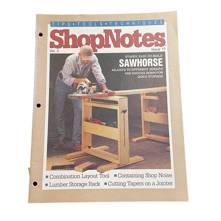 Vintage ShopNotes Woodworking Magazine Issue 17 1994 Il