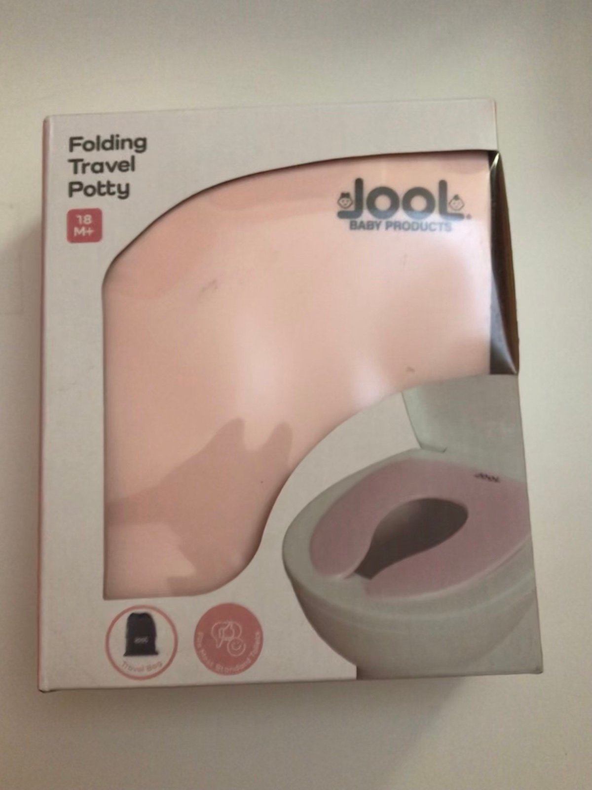 Folding travel potty pink Jool Baby Products new in package AuDhdPq05