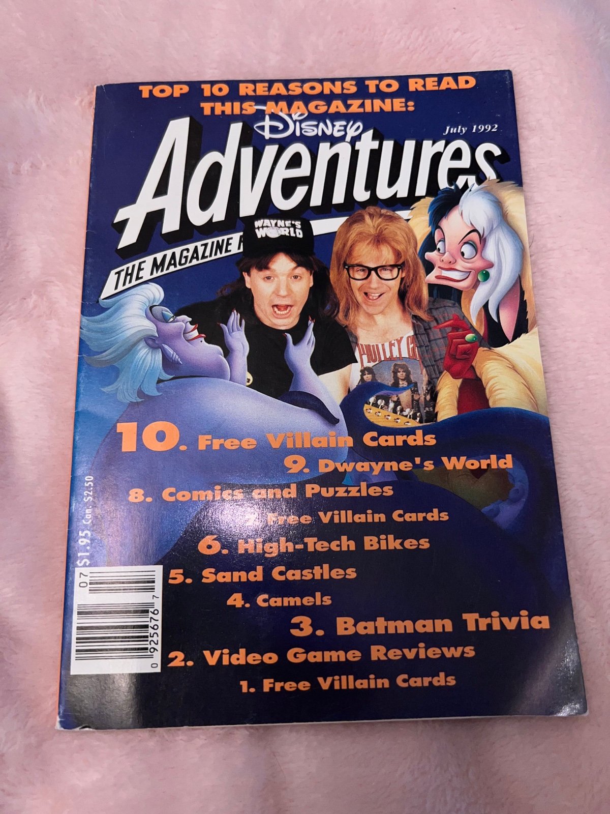 Vintage Disney Adventures Magazine July 1992 d5N1v6tIT