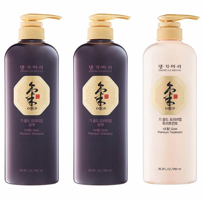 Daeng Gi Meo Ri Ki Gold Premium, 3-pack,2 Shampoo’s + 1 Conditioner 4CLMGliys