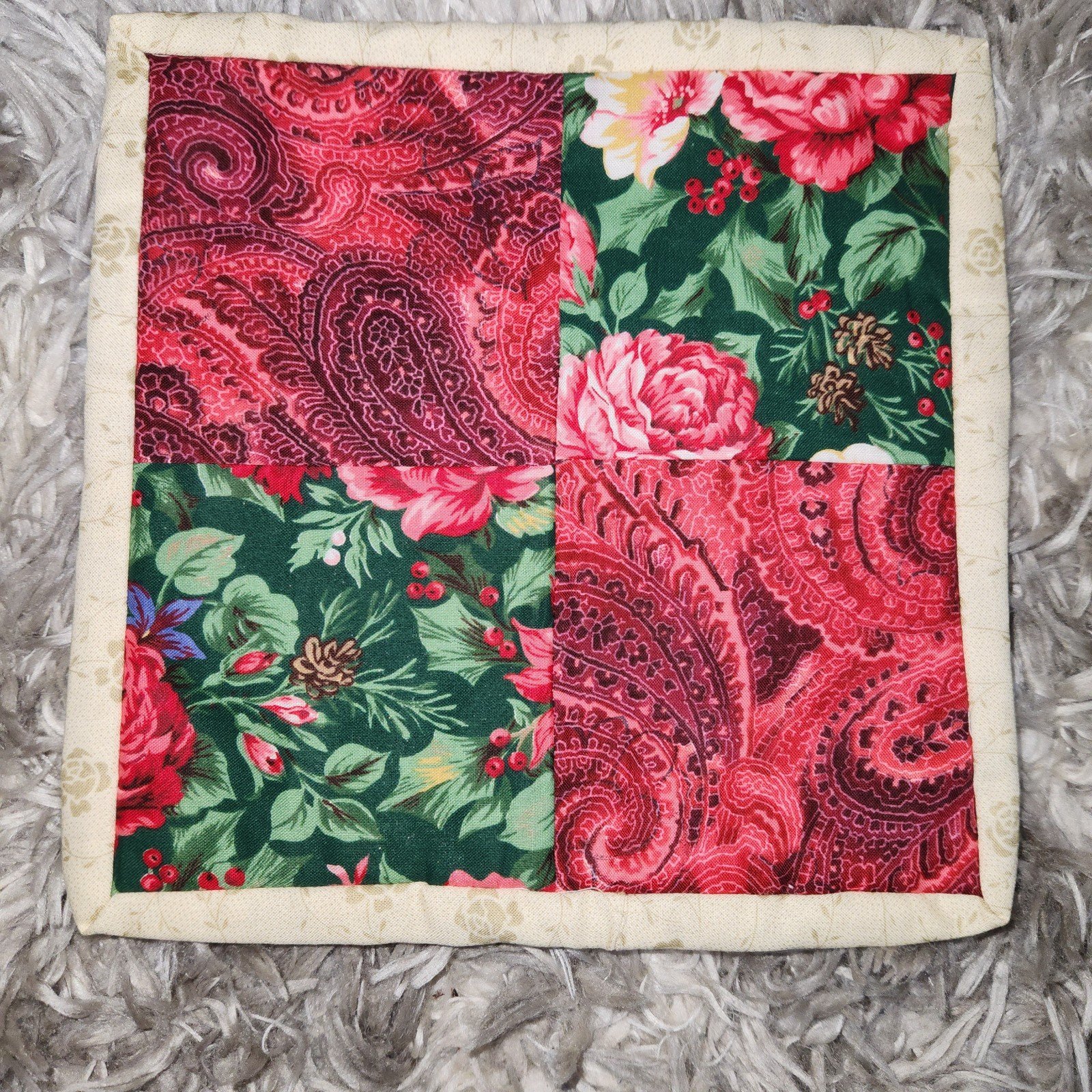 Quilted Patchwork Wall Hanging 8.5