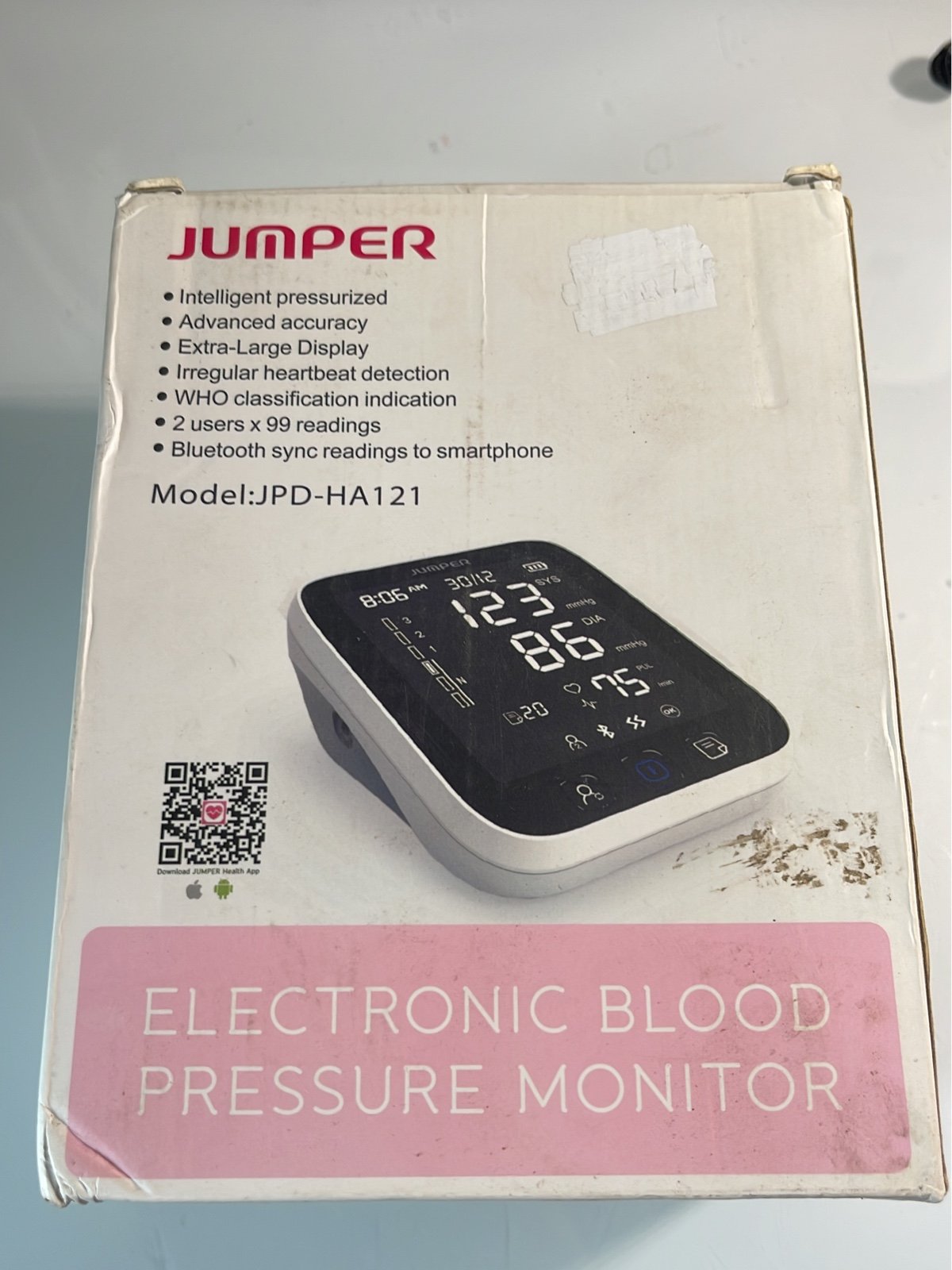 Electrinic Blood Pressure Monitor with Bluetooth 0aMfkXi6S