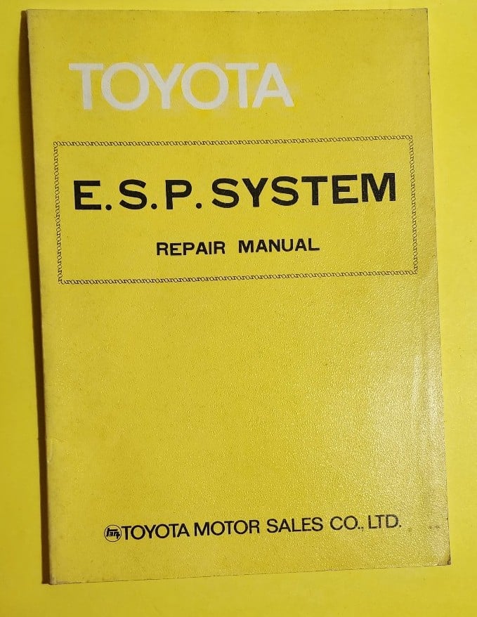 Toyota E.S.P. Repair Manual Printed 1975 Corolla, Celic