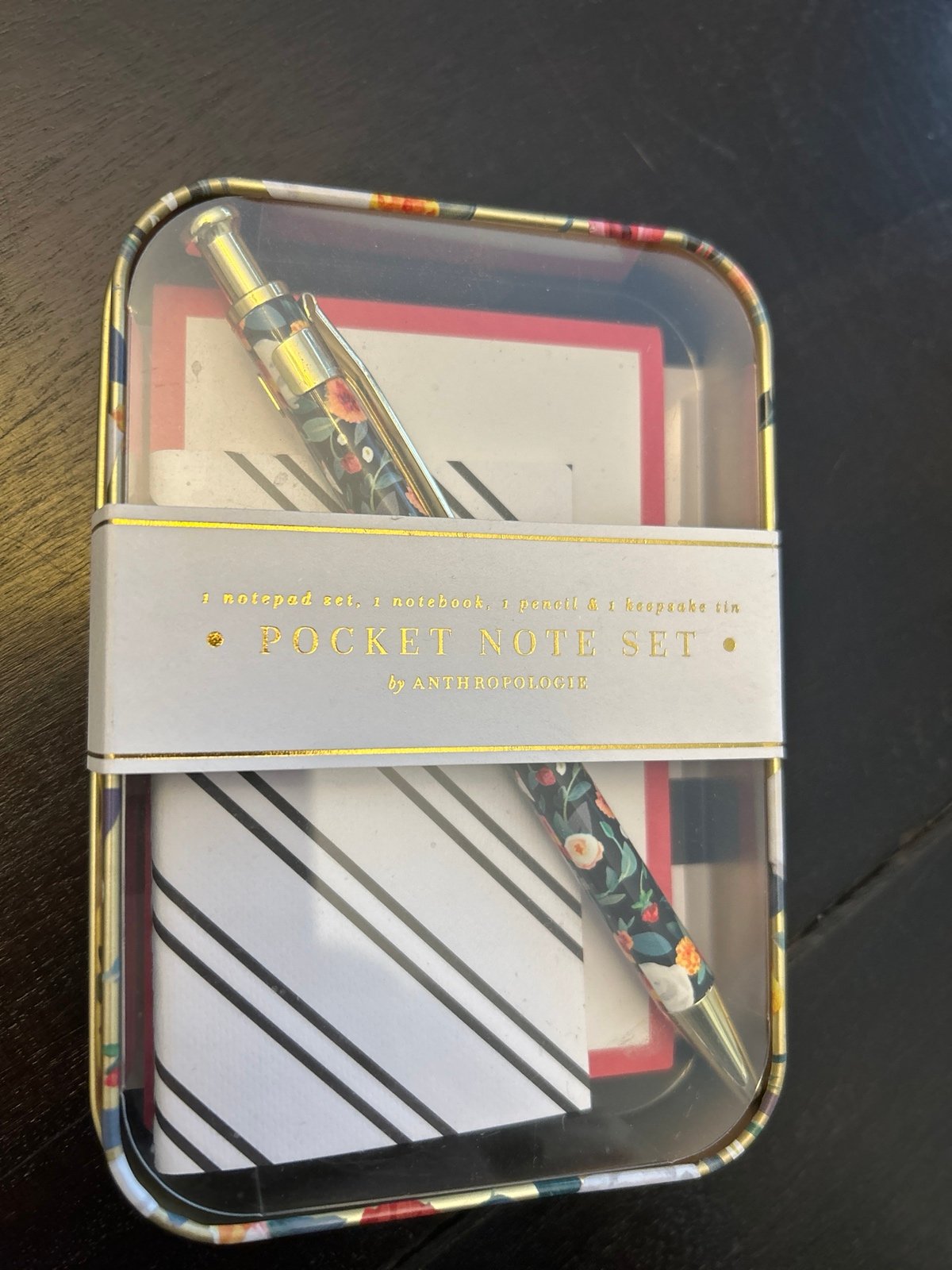 Anthropologie Pocket Note Set with keepsake tin ctAm2r1GS
