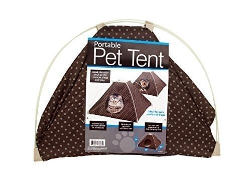 Portable Pet Tent Comes with Soft Fleece Pad C8JOynhHm