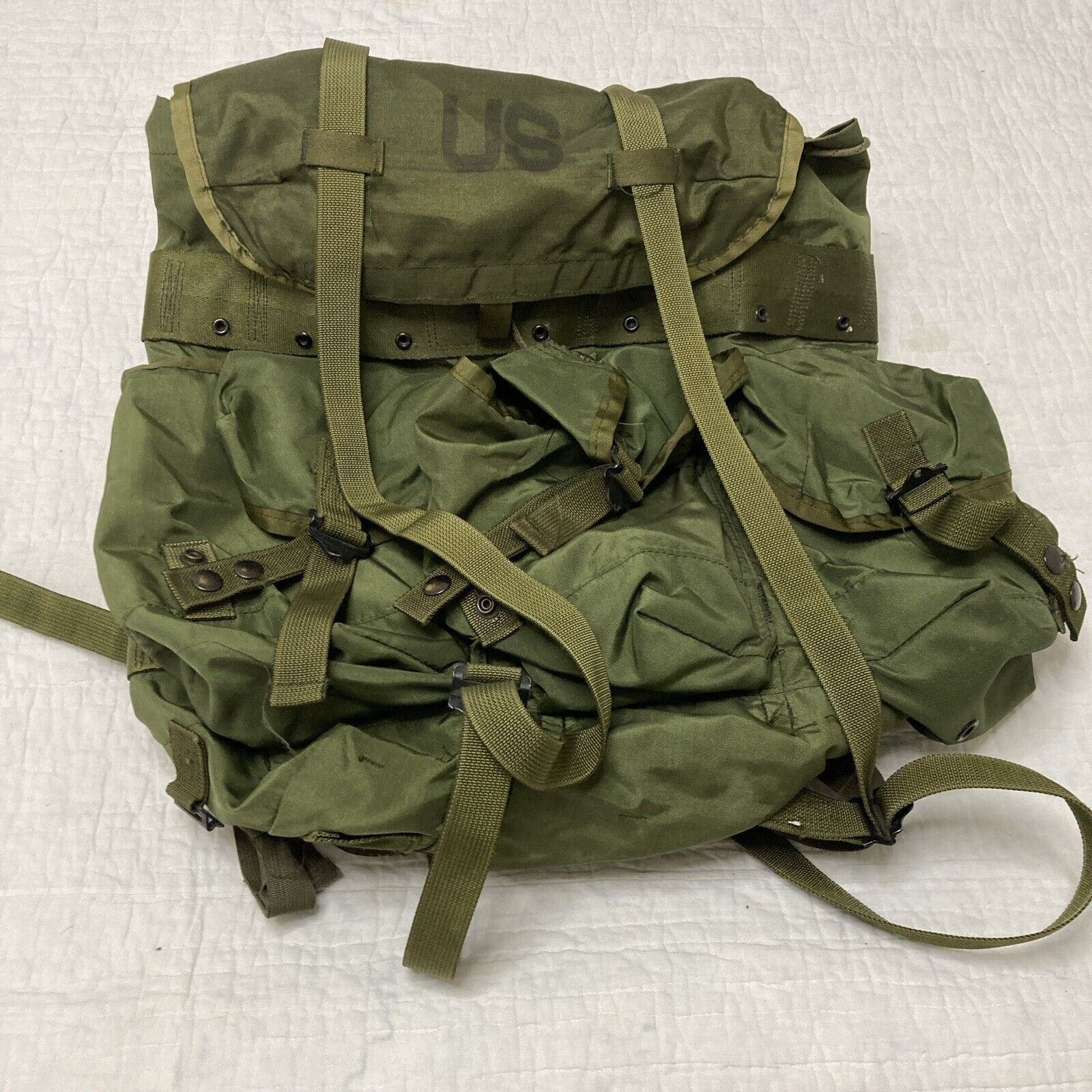 US Military Army Alice LC1 Nylon OD Green Backpack Combat Field Pack Medium G4jMkubRd