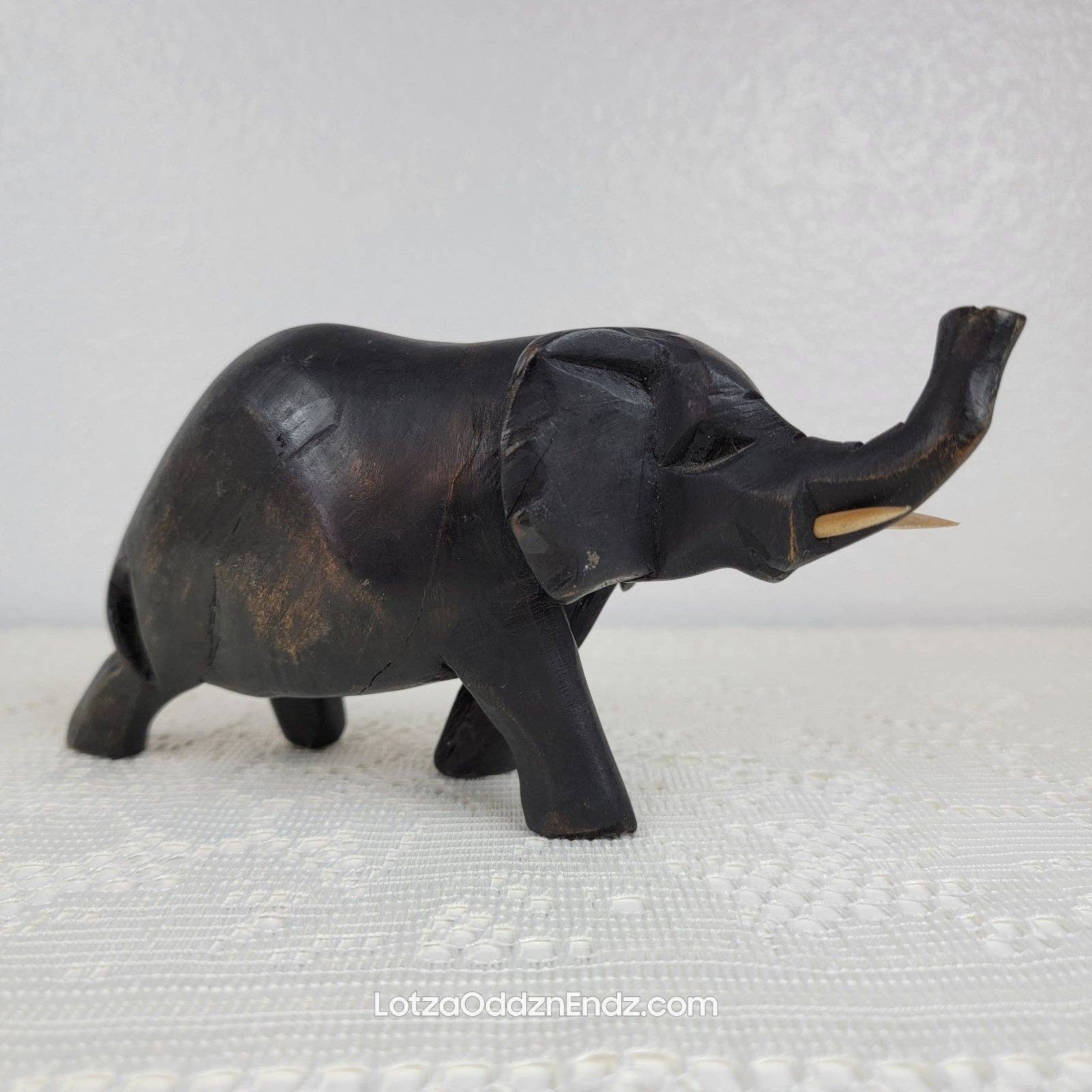 Hand Carved Wooden Elephant Sculpture Statue Figurine c6xZdFPcI
