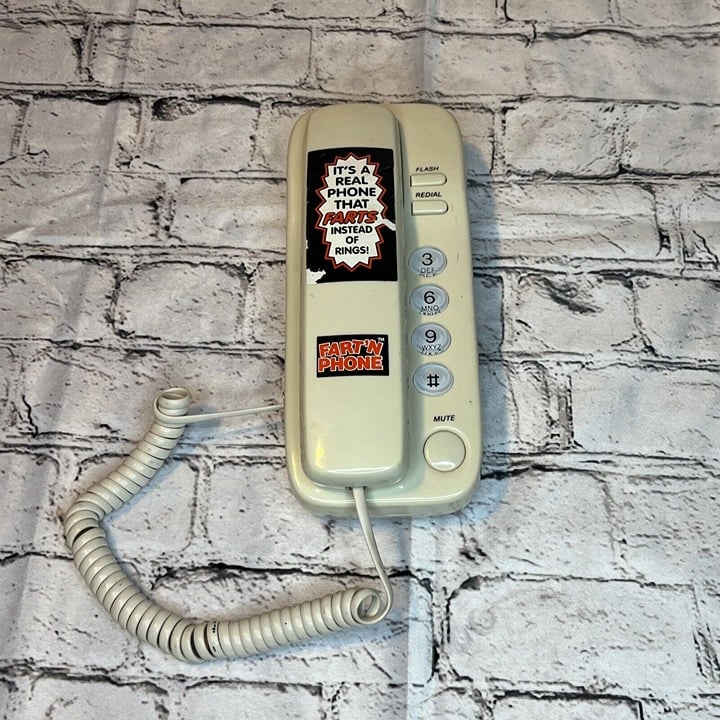 Fart ´N Phone Telephone Farting Ringer Novelty Gag KA-855P/T Rare Vintage 2000 E93jg4QDf