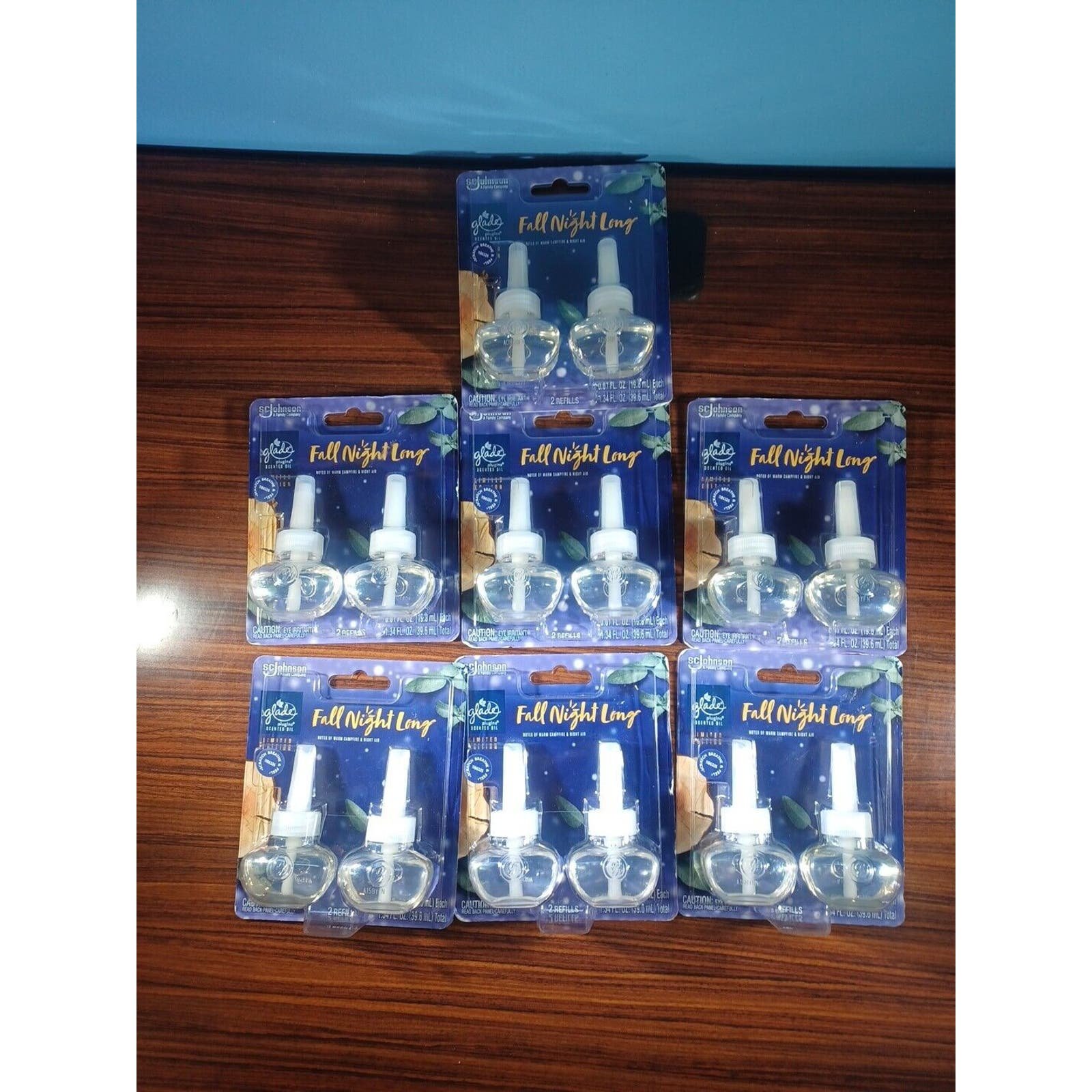 14 Glade PlugIns Fall Night Long Scented Oil Air Freshe