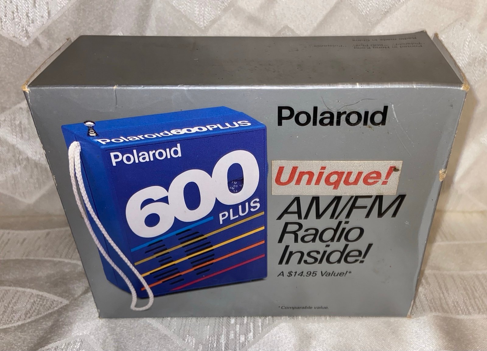 Polaroid AM FM Radio 600 Plus BW5aRxZbI