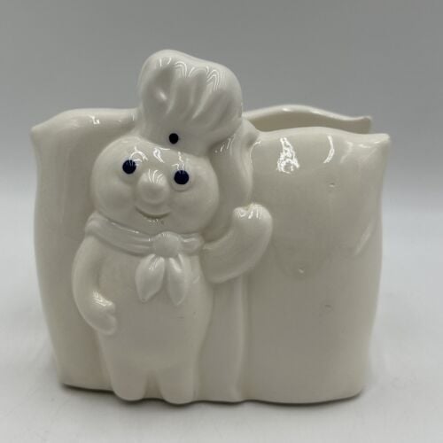 Vintage Pillsbury Doughboy Napkin Holder Vintage Ceramic Poppin Fresh 1988 g0ROdhcXn
