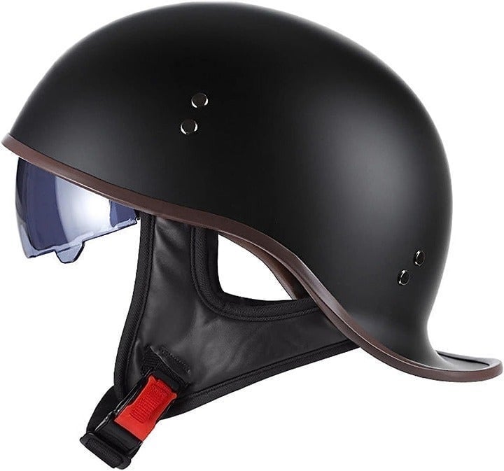 FVCNGP Motorcycle Retro Half Helmet sz med. 205UmVuD7