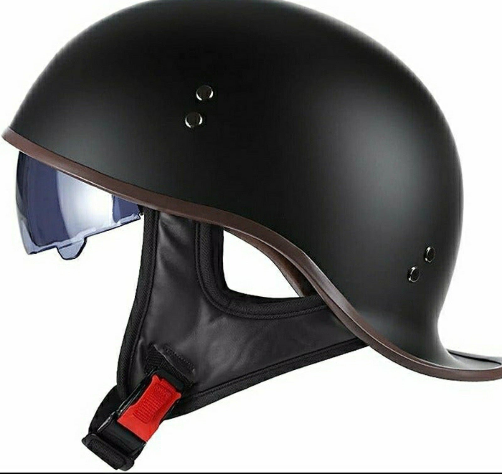 FVCNGP Motorcycle Retro Half Helmet sz med. 205UmVuD7