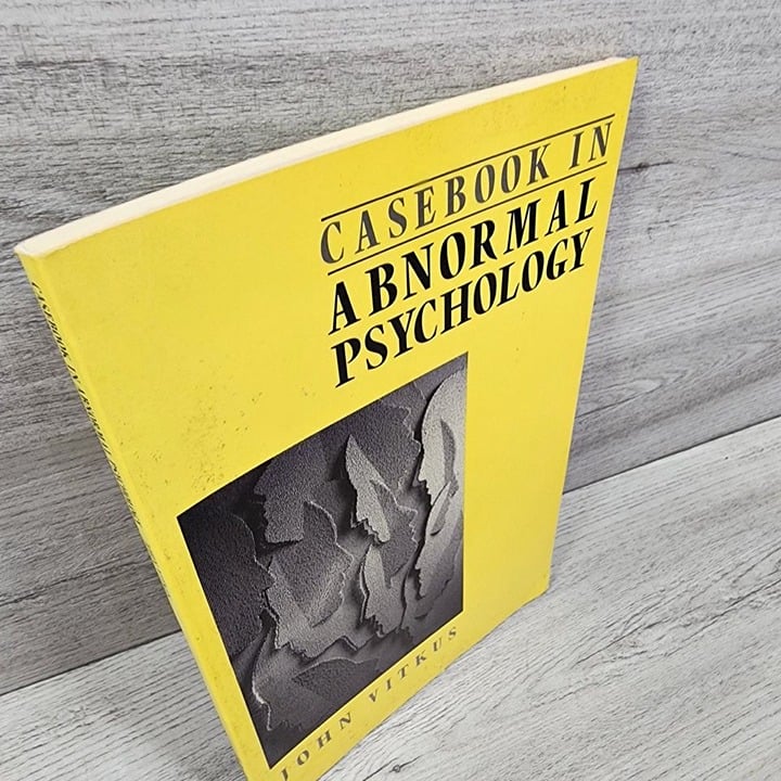 1988 Casebook In Abnormal Psychology Old Vintage Book F