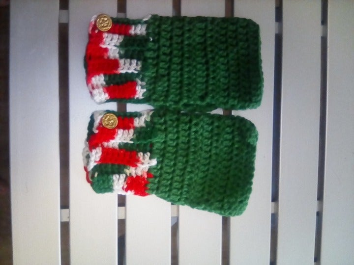 Handmade Crocheted Fingerless Gloves Multi-color B2JdiY