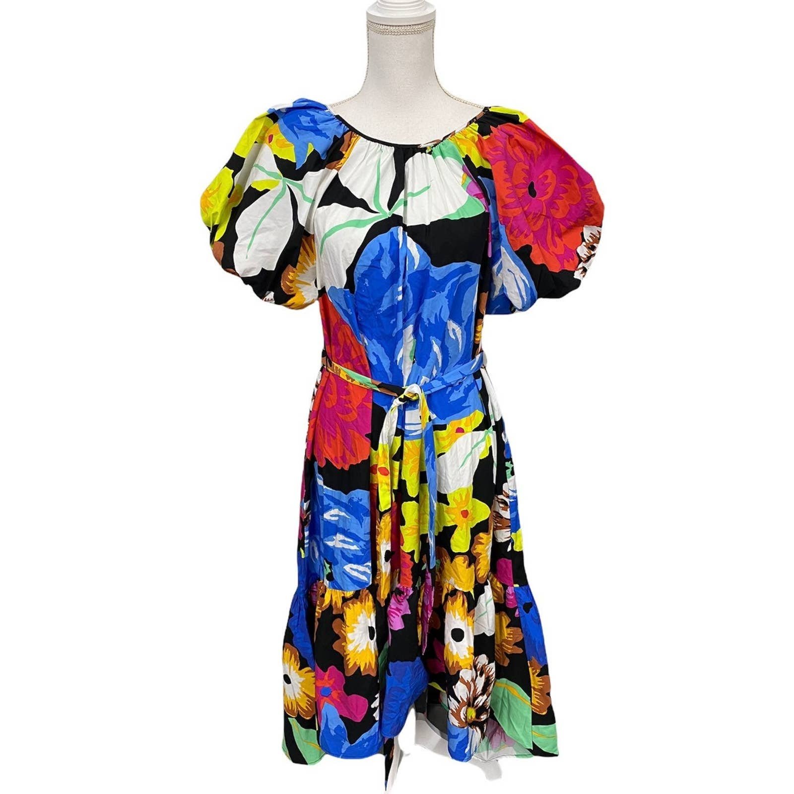 Christopher John Rogers Multi Color Floral Dress Sz XXS