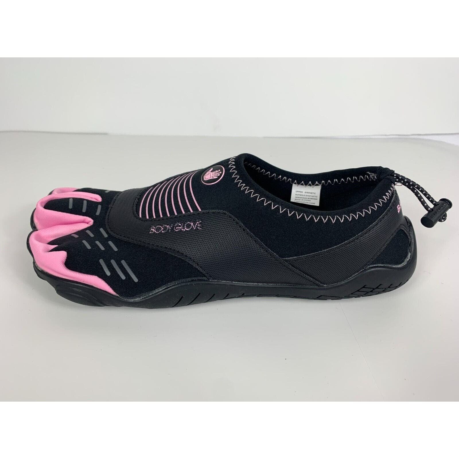 Body Glove 3T Barefoot Womens Size 9 Cinch Water Shoes Black Pink Minimalist be4MiOImZ