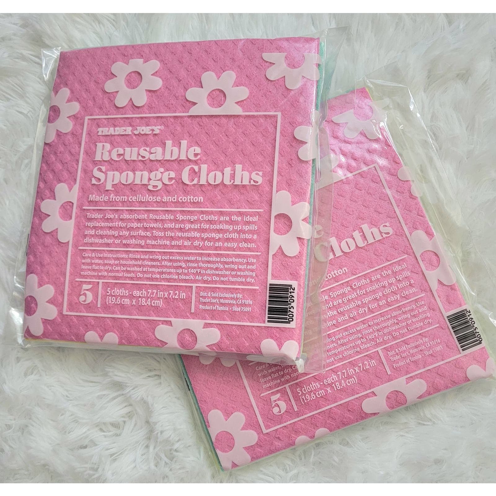Trader Joe´s Reusable Sponge Cloths

2 packs New S