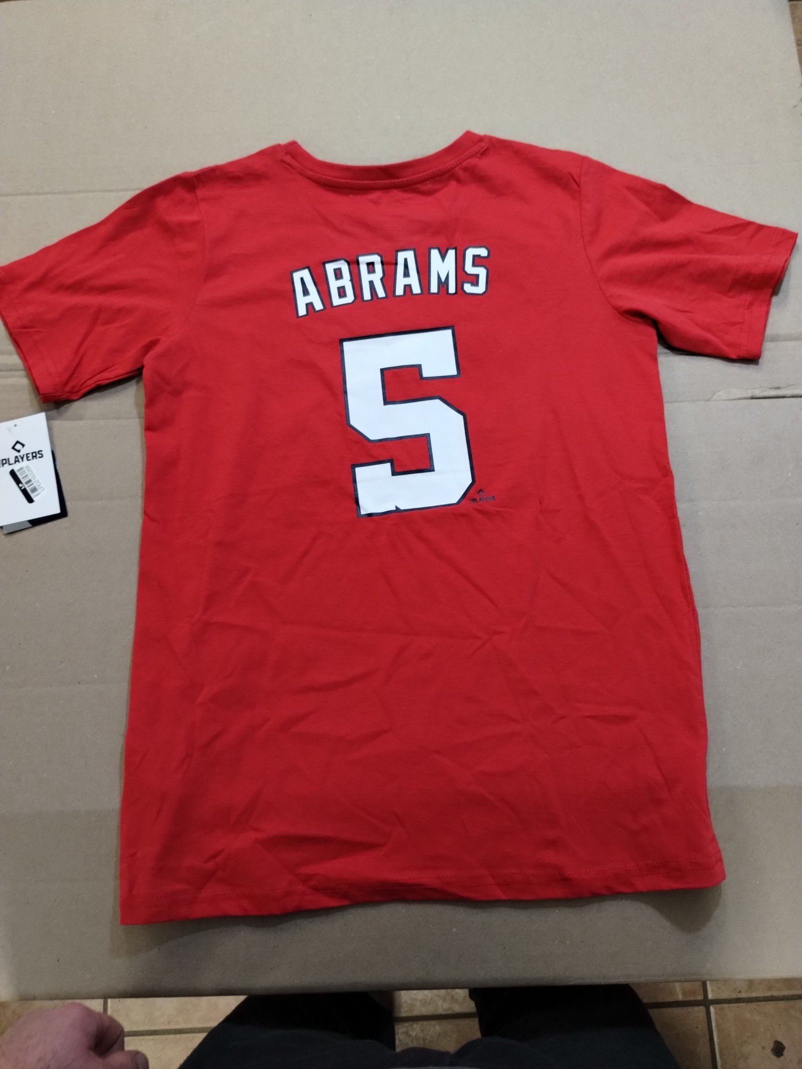 Washington Nationals MLB baseball Abrams #5 t-shirt boys XL F80 fVVu6SSIw