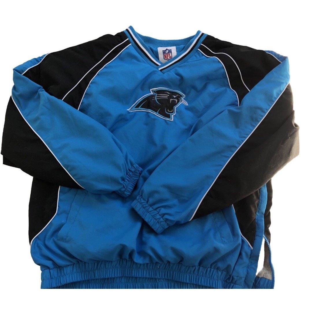 Carolina Panthers NFL Apparel Pullover V-Neck Jacket Large - Go Team! 0czJfSrRO