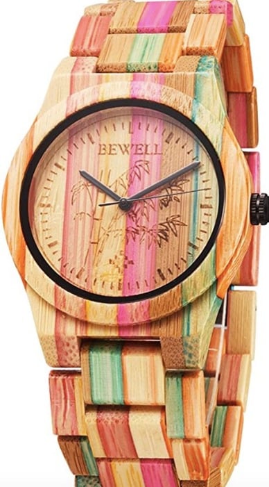 Wooden Watches Ultra-Thin Minimalist Waterproof Fashion Colorful Wood Wrist Watc fdmYxc654