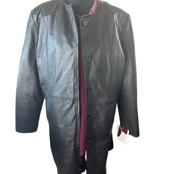 NWT Genuine Leather Jamin Leather Beautiful. Size 3xl. Removable lining ehdt27j1j