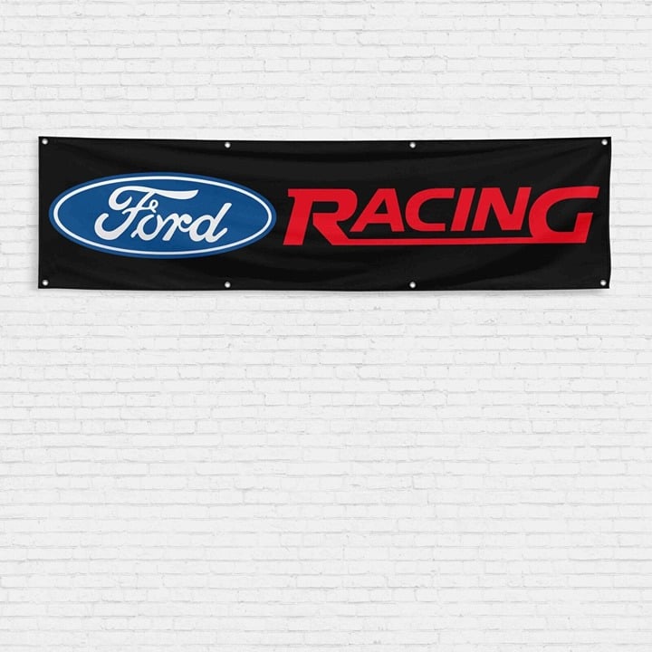 For Ford Racing Enthusiast 2x8 ft Flag Shelby Cobra SVT