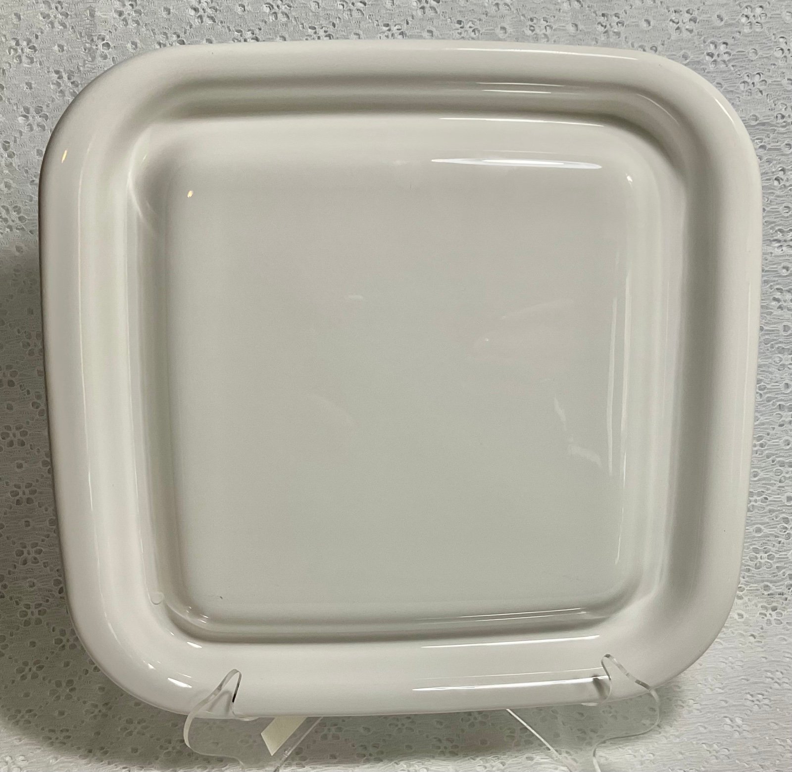 Corningware White Ceramic Microwave Browner Grill MW-2 #2181 cGlHwyzcN