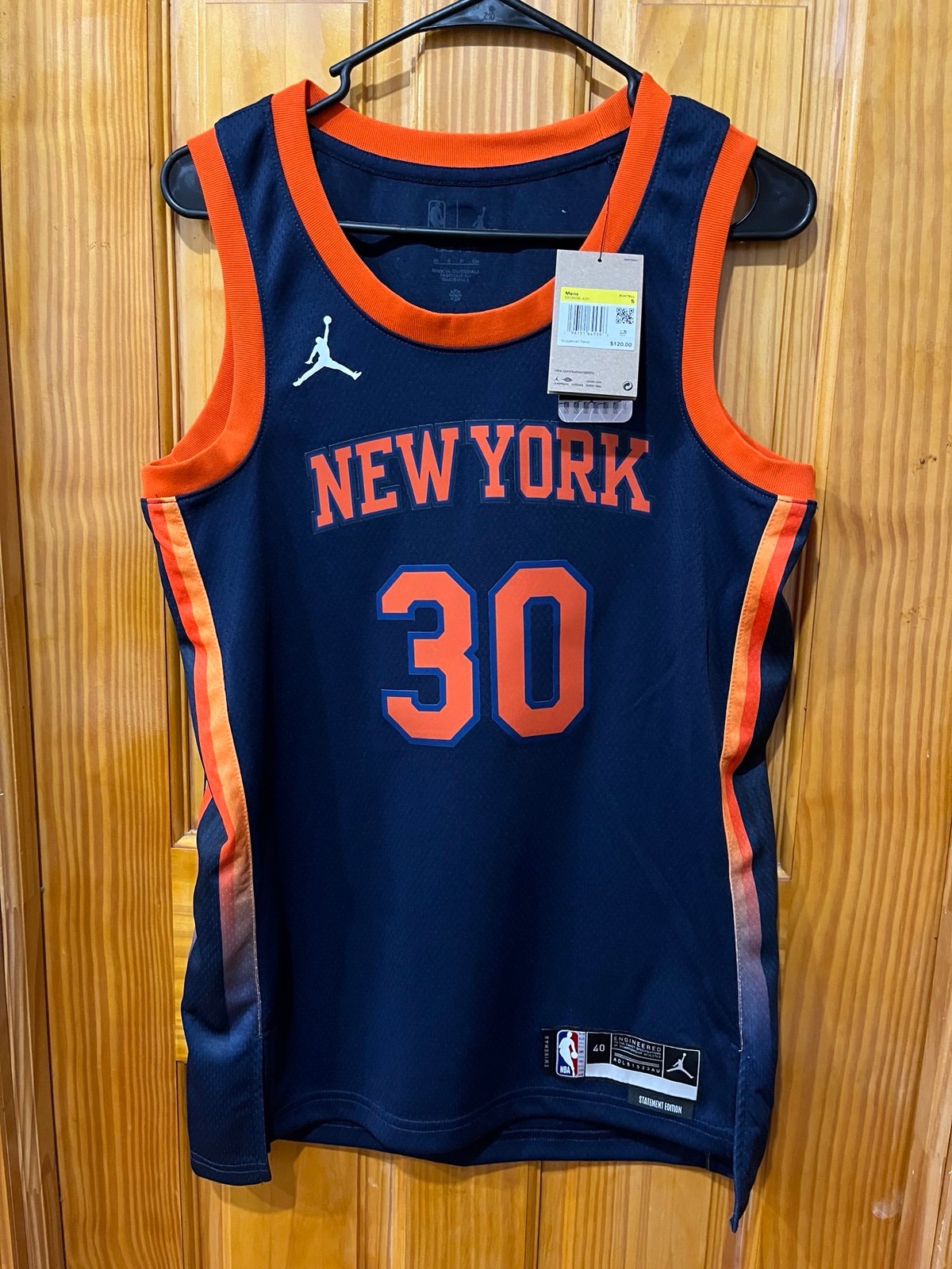 Jordan Men´s New York Knicks Julius Randle #30 Navy Dri-FIT Swingman Jersey gj4K4zJ9J
