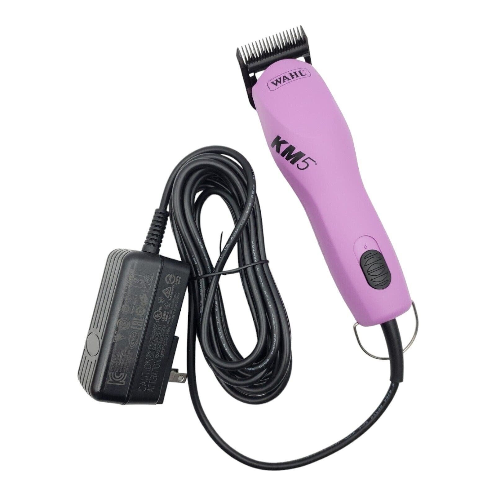 Wahl KM5 2 Speed Brushless Motor Dog Clipper With 7F Blade Purple - New OPEN BOX 7kkVjJ8XY