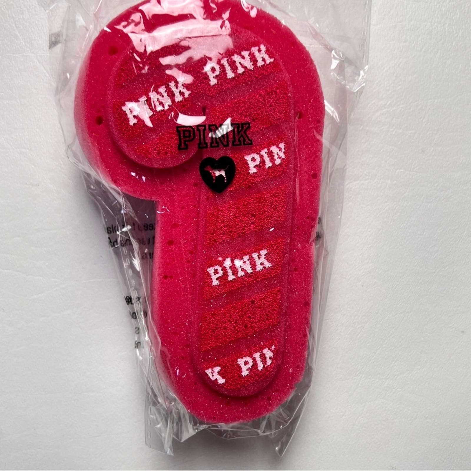 Pink Women´s Candy Cane Shape Body Scrub Sponge Loofah One Size DXhqAnBlf